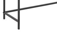 Konsolentisch SEAFORD matt schwarz industriell 120x35 cm