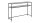 Konsolentisch SEAFORD matt schwarz industriell 120x35 cm