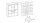 Highboard HARTFORD Buffet Kommode Asteiche teilmassiv