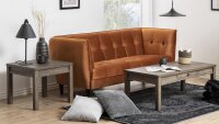 Loungesofa JONNA kupfer 2,5 Sitzer-Couch Samtlook Sofa