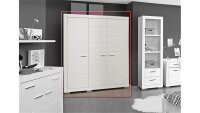Kleiderschrank SNOW Schrank in weiß matt Dekor 165 cm