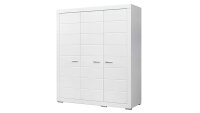 Kleiderschrank SNOW Schrank in weiß matt Dekor 165 cm
