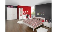 Kleiderschrank SNOW Schrank in weiß matt Dekor 165 cm