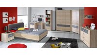 Kommode YOOK Sideboard in Sonoma Eiche grau anthrazit