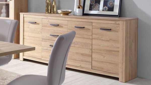 Sideboard HAVANNA Kommode in Alteiche 206 cm