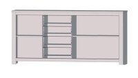 Sideboard HAVANNA Kommode in Alteiche 206 cm