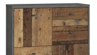 Kommode 223 BEST CHEST Old Wood Vintage und Beton grau
