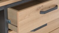 Sideboard TRONDHEIM in Artisan Eiche und Schwarz Eiche