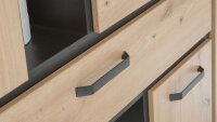 Highboard TRONDHEIM in Artisan Eiche und Schwarzeiche
