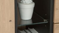 Highboard TRONDHEIM in Artisan Eiche und Schwarzeiche