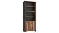 Aktenregal CLIF Büroschrank old wood vintage Beton Optik 2-türig
