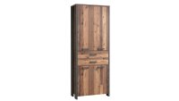 Aktenschrank CLIF Büroschrank old wood vintage Beton Optik 4-türig
