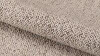 Barhocker BROOKE 2er Set Barstuhl Stoff beige Drehfunktion