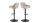 Barhocker BROOKE 2er Set Barstuhl Stoff beige Drehfunktion