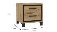 Schlafzimmer TRONDHEIM Set 5-teilig Artisan Eiche 180x200