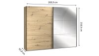 Schlafzimmer TRONDHEIM Set 5-teilig Artisan Eiche 180x200