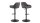 Barhocker BROOKE 2er Set Barstuhl Stoff anthrazit Drehfunktion