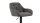 Barhocker BROOKE 2er Set Barstuhl Stoff anthrazit Drehfunktion