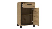 Kommode TRONDHEIM Schuhschrank in Artisan Eiche 1-türig