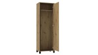 Garderobe TRONDHEIM Set 3-teilig mit Schrank Artisan Eiche