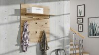 Garderobe TRONDHEIM Set 4-teilig mit Spiegel Artisan Eiche