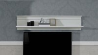 Wandboard ENCANTO Landhaus Regal in Pinie weiß 113 cm