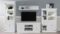 Wandboard ENCANTO Landhaus Regal in Pinie weiß 113 cm