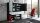 Highboard IDEEUS Sideboard Kommode in schwarz und Glas weiß rot gelb