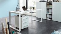 Schreibtisch 4200 MONTERIA Bürotisch in weiß...