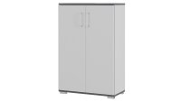 Aktenschrank 4247 PROFI 2.0 Lichtgrau Dekor Akzente Graphit