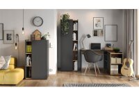 Aktenschrank 2976 AUSTIN Büroschrank in graphit und eiche