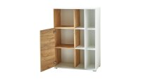 Aktenschrank 4195 Schrank LIONI Weiß Navarra-Eiche Dekor