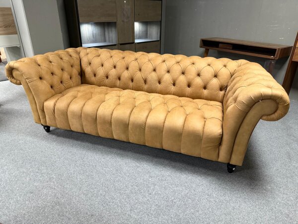 Megasofa Chesterford Anilinleder cognac  ca. 230x110 cm