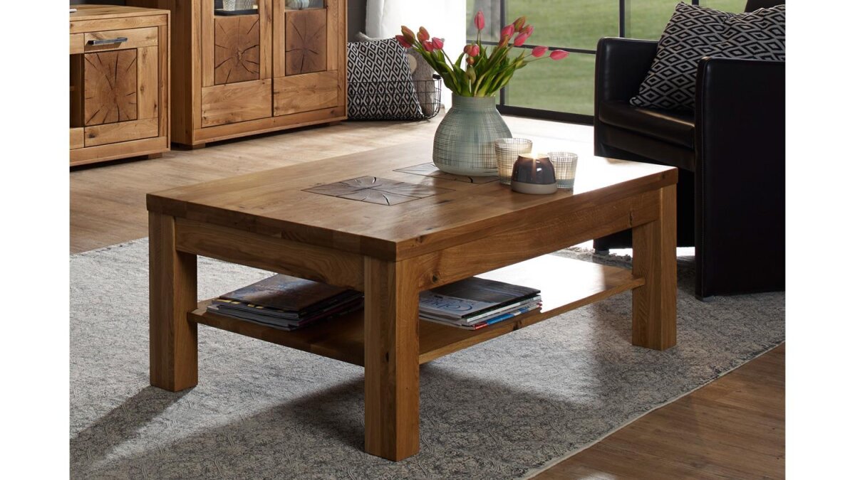 Couchtisch Wildeiche Massiv