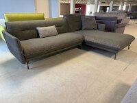 Hülste-Sofa Ecksofa 430 Vivienne schwarzgrau ca. 293x182 cm
