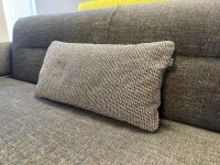 Hülste-Sofa Ecksofa 430 Vivienne schwarzgrau ca. 293x182 cm