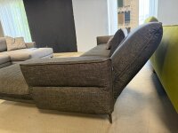 Hülste-Sofa Ecksofa 430 Vivienne schwarzgrau ca. 293x182 cm