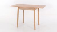 Esstisch TRIER 2 Küchentisch in Buche massiv ausziehbar 75-112x55 cm