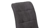 Schwingstuhl JENNY II 4er-Set Stuhl Stoff vintage anthrazit