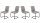 Schwingstuhl JENNY II 4er-Set Stuhl Stoff vintage grau