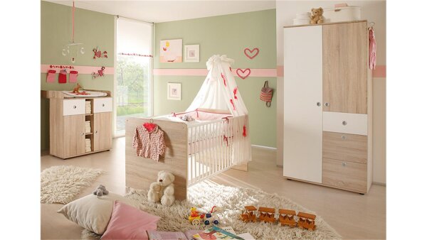 Babyzimmer WIKI 3-teilig Sonoma Eiche Sägerau