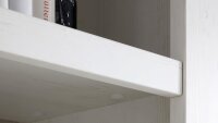 Buffet WESTERLAND Vitrinenschrank in Pinie weiß B 194 cm