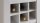 Buffet WESTERLAND Vitrinenschrank in Pinie weiß B 194 cm