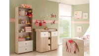 Babyzimmer WIKI 4-tlg Sonoma Eiche Sägerau und Weiß