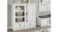Kommode WESTERLAND 3 Garderobenschrank in Pinie weiß