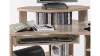 Eckschreibtisch TANGA Computer Schreibtisch Eiche Sonoma