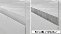 Wohnwand 1 CARAT Anbauwand Wohnzimmer weiß Hochglanz