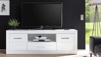 TV-Board BIANCO Unterschrank Lowboard Kommode in...