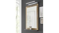 Badspiegel SHERWOOD B7 Old Style hell anthrazit mit LED