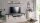 Wohnwand SHERWOOD W2 Pinie weiß anthrazit mit soft-close